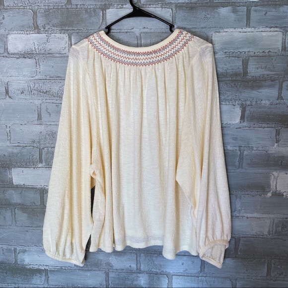 MADEWELL| Superlight Jacquard Embroidered Smocked - Picture 9 of 11